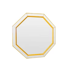 Зеркало Yellow octagon